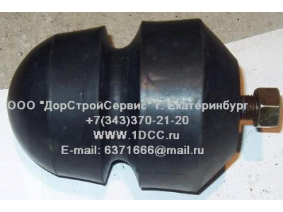 Отбойник рессоры передней круглый с болтом H2/H3 HOWO (ХОВО) WG9725521210 фото 1 Калининград