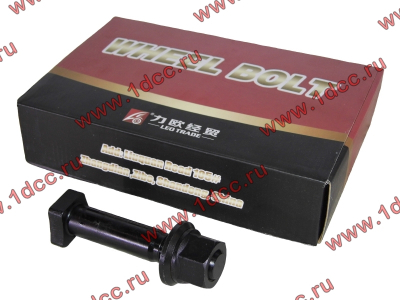 Шпилька колесная задняя с гайкой L-130 M23 H/SH (AZ9112340123) КАЧЕСТВО HOWO (ХОВО) LEO600025 фото 1 Калининград