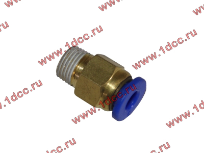 Фитинг (бронза, прямой, П конус 10) d-5 HOWO (ХОВО)  фото 1 Калининград