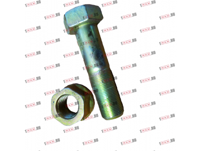 Болт крепления прямой реактивной тяги короткий H2/H3 HOWO (ХОВО) 190003803974 фото 1 Калининград